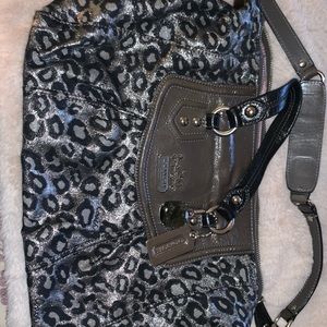 Coach Madison Audrey Ocelot leopard.